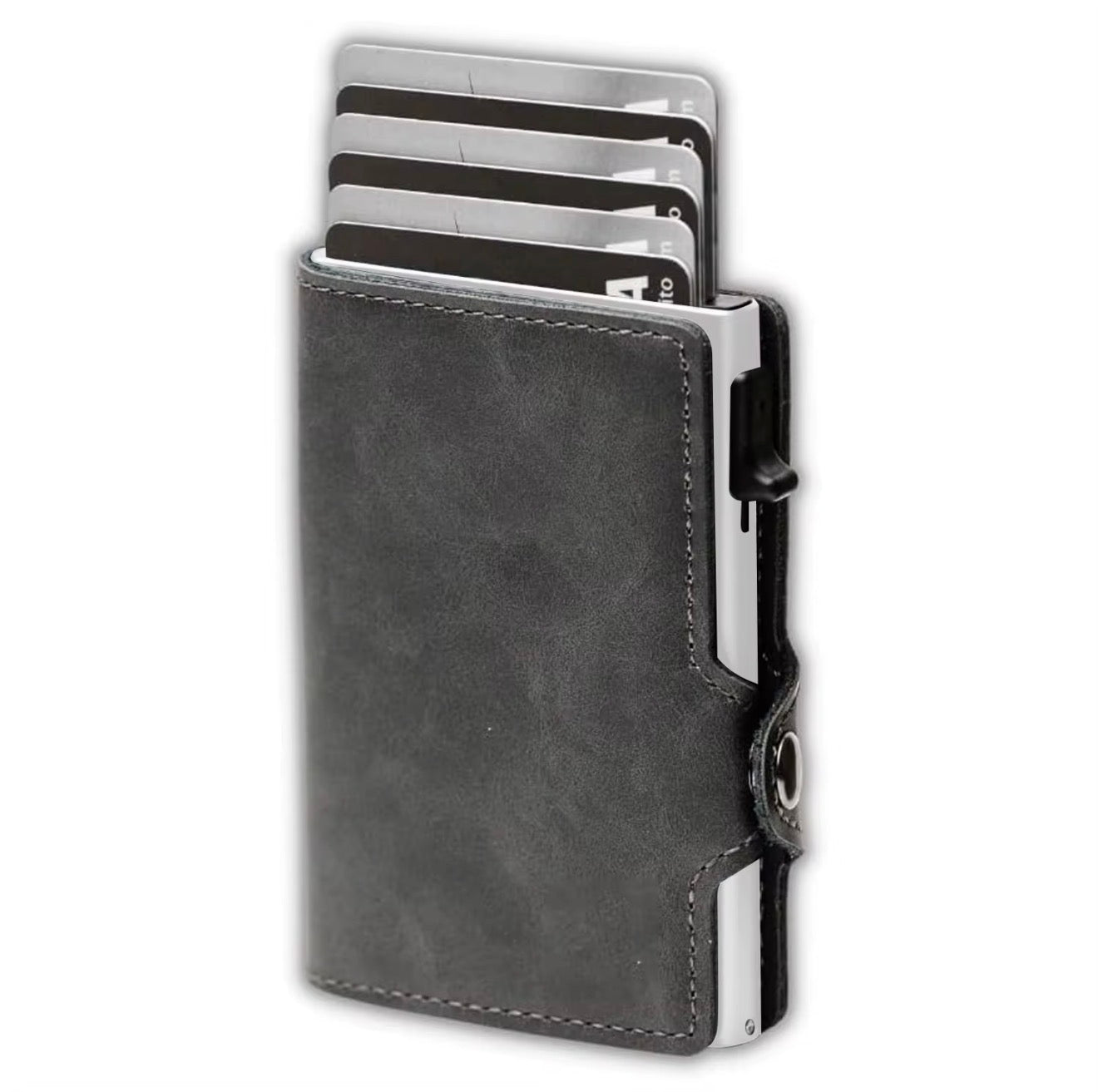 Smart Pop-Up Card Holder Wallet with RFID Protection | Slim & Secure Quick Access Everyday Carry