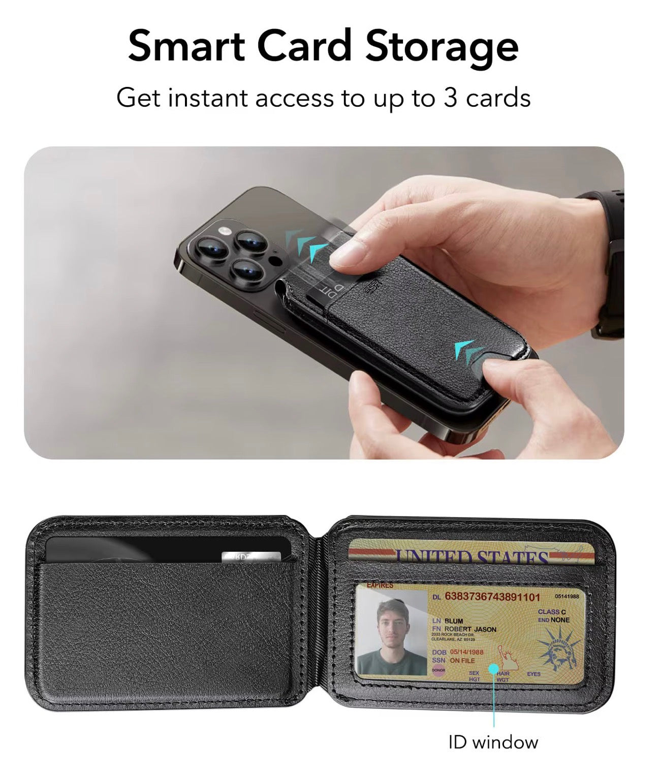MagSafe Wallet with Stand – Smart Card Holder