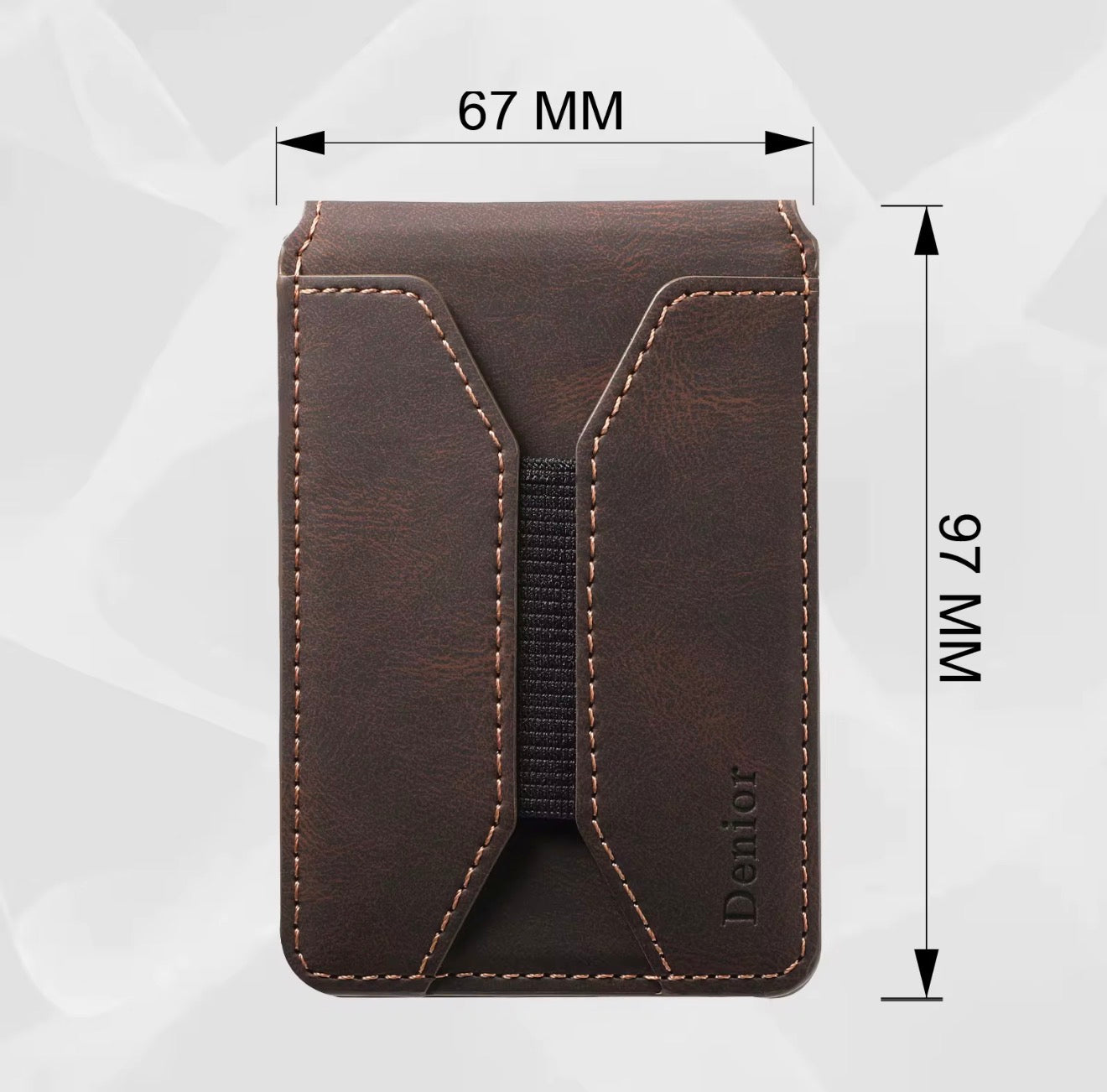 Magnetic PU Leather Card Holder Wallet – Sleek, Slim & Secure