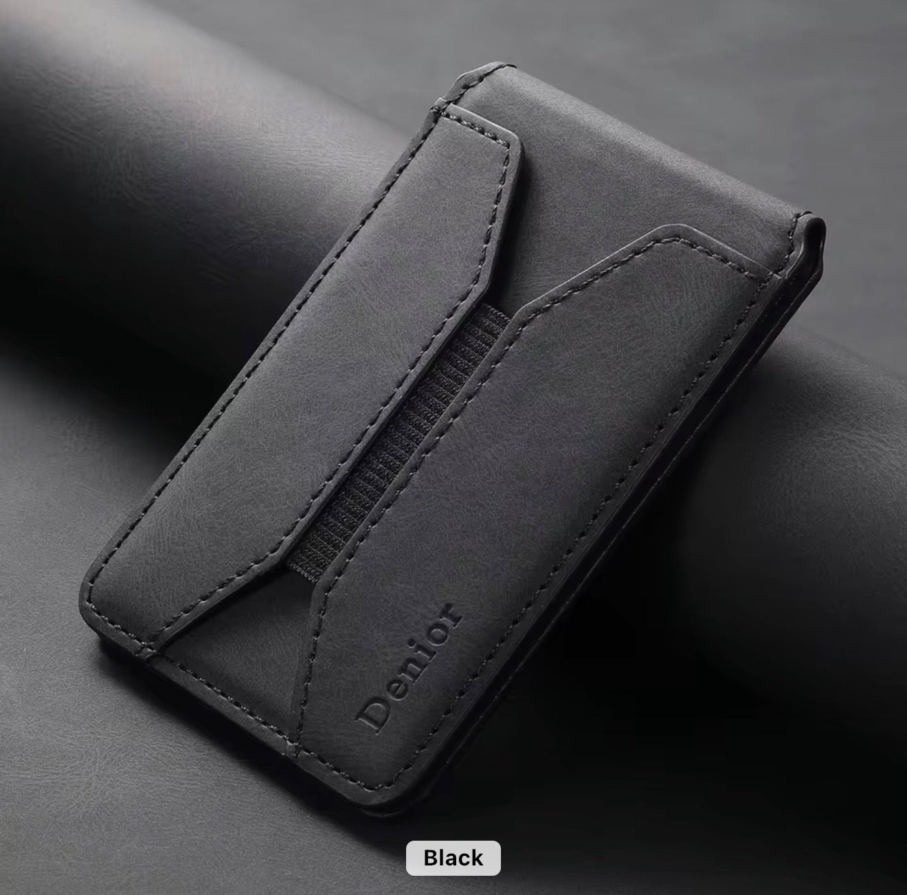 Magnetic PU Leather Card Holder Wallet – Sleek, Slim & Secure