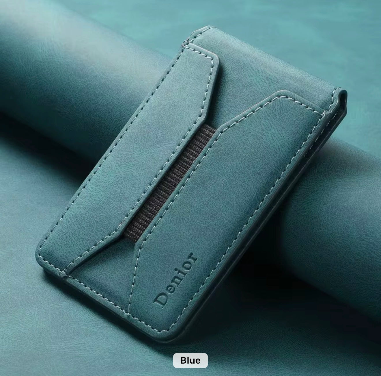 Magnetic PU Leather Card Holder Wallet – Sleek, Slim & Secure