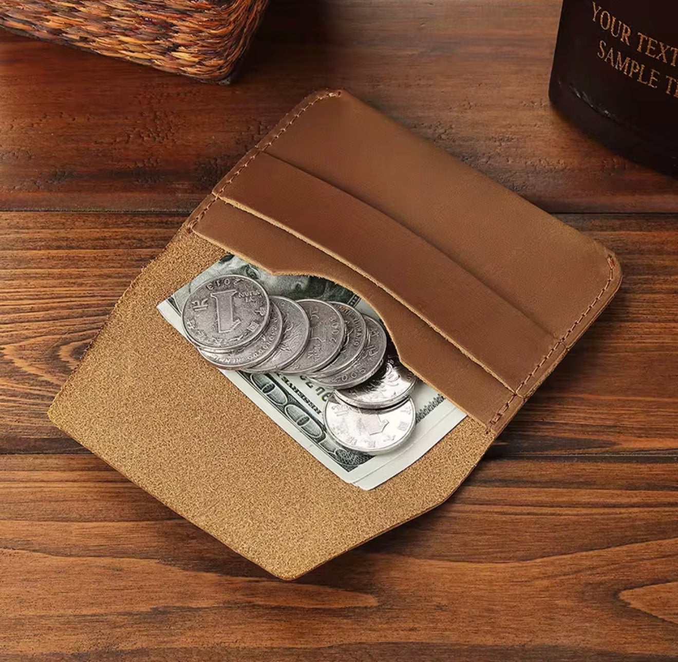 Slim Front Pocket Wallet & Card Holder | Compact Everyday Essential with Multiple Slots