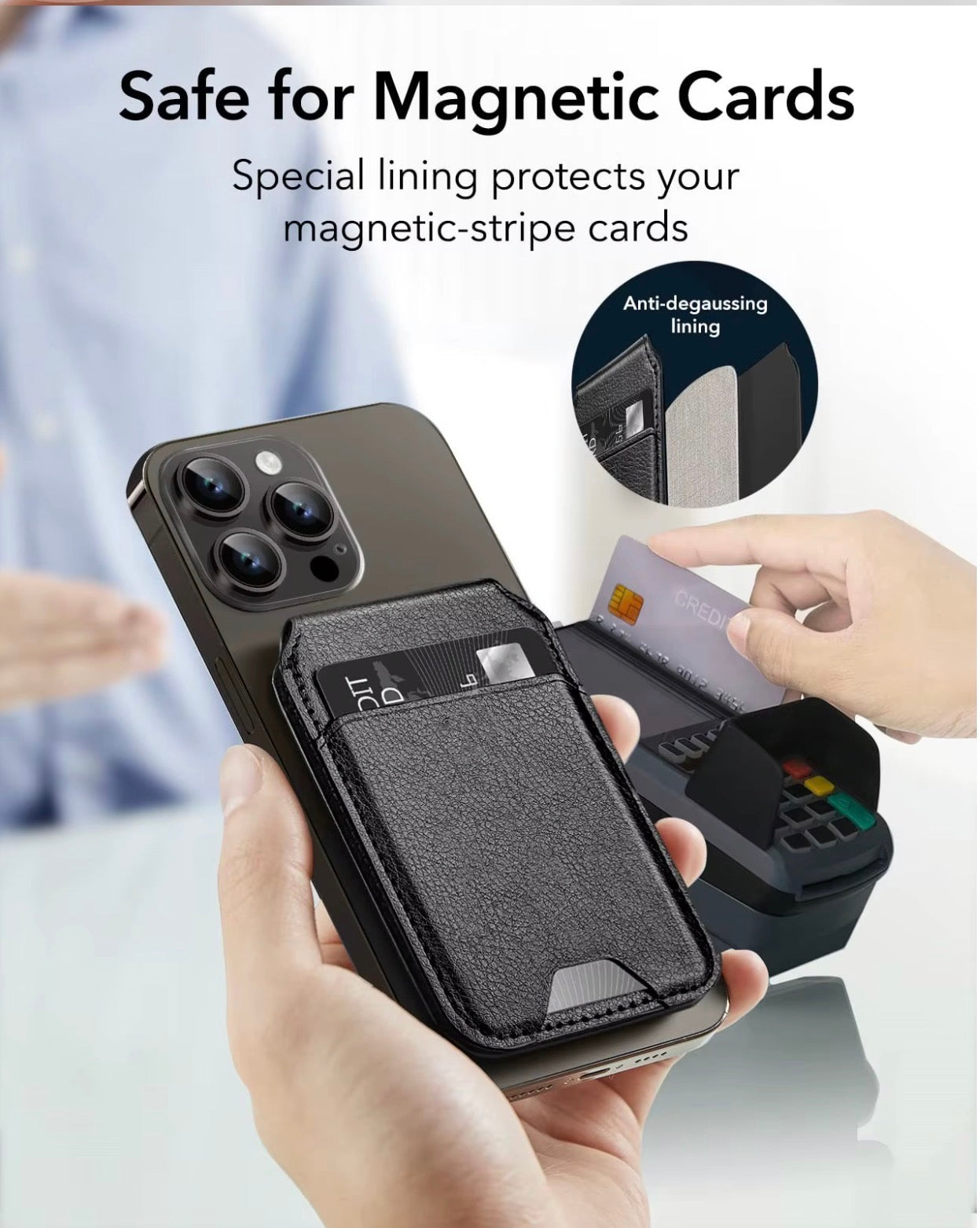MagSafe Wallet with Stand – Smart Card Holder