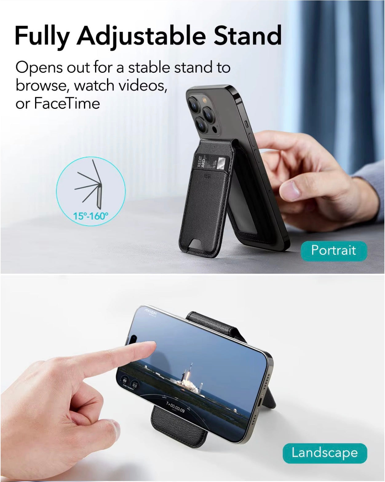 MagSafe Wallet with Stand – Smart Card Holder
