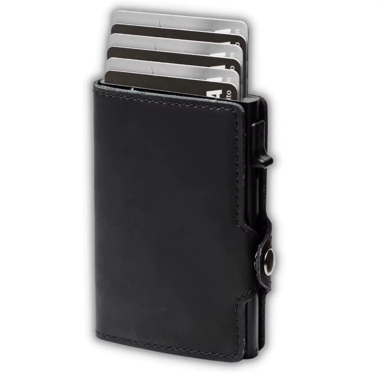 Smart Pop-Up Card Holder Wallet with RFID Protection | Slim & Secure Quick Access Everyday Carry
