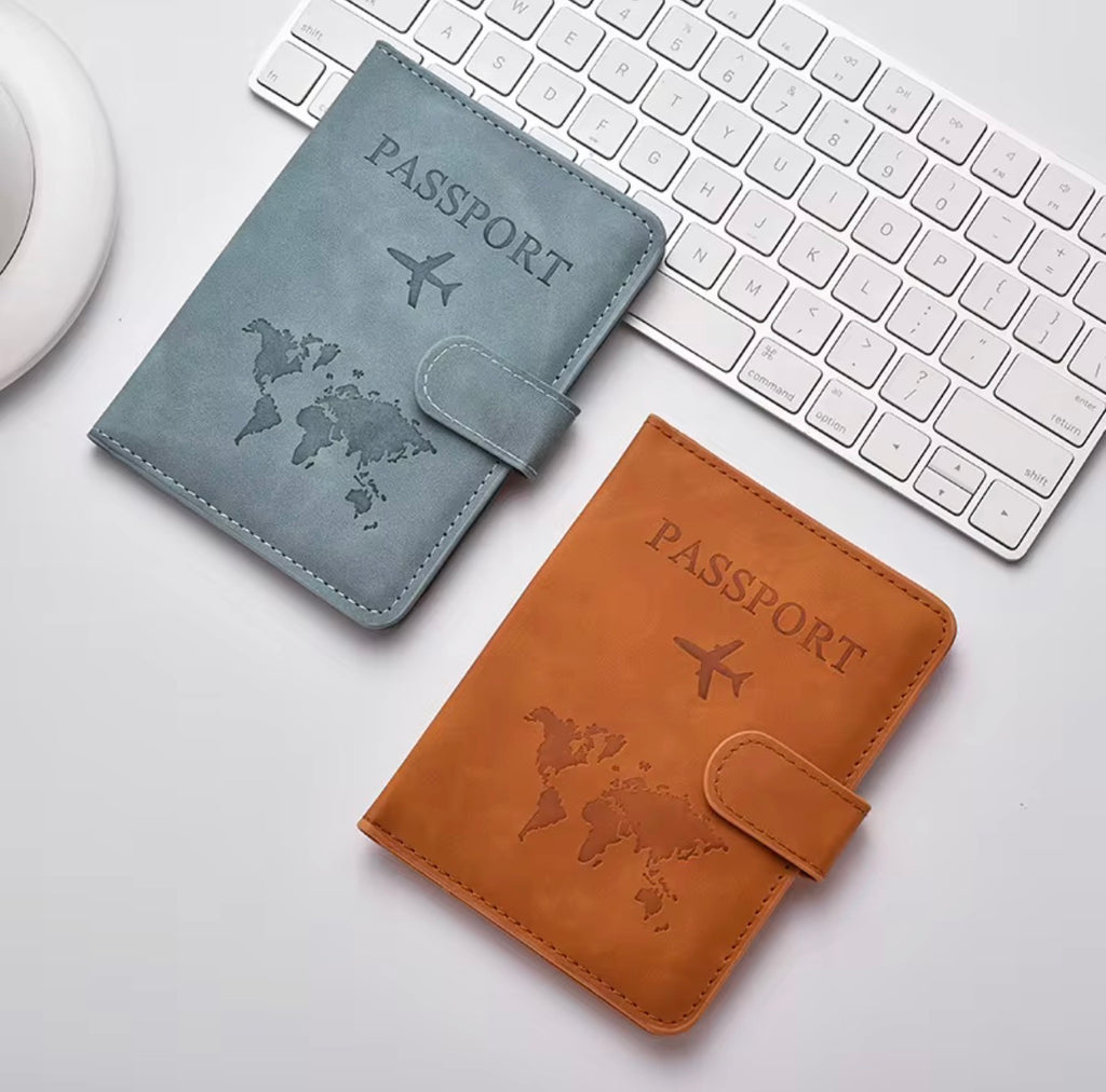 ✈️ Premium RFID Passport Holder – Travel in Style & Security