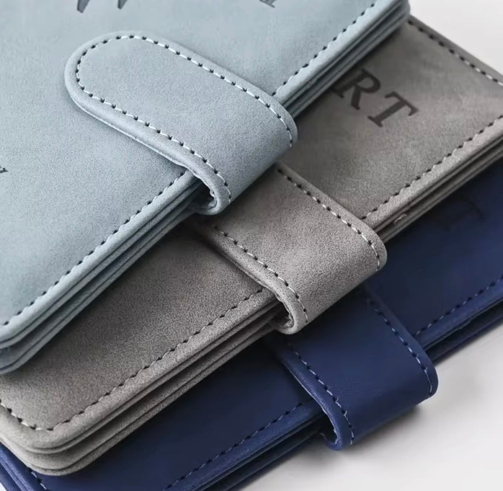 ✈️ Premium RFID Passport Holder – Travel in Style & Security
