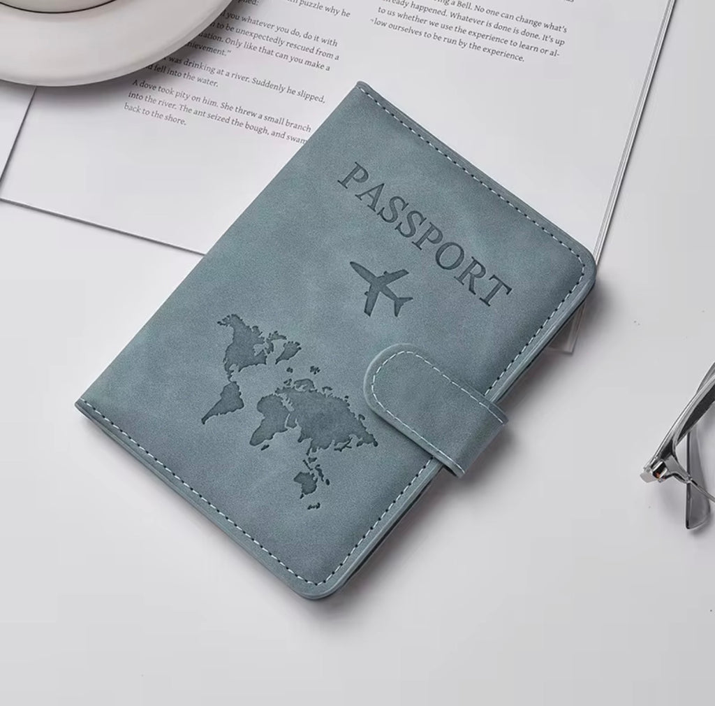 ✈️ Premium RFID Passport Holder – Travel in Style & Security