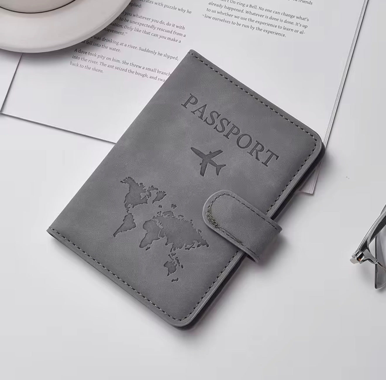 ✈️ Premium RFID Passport Holder – Travel in Style & Security