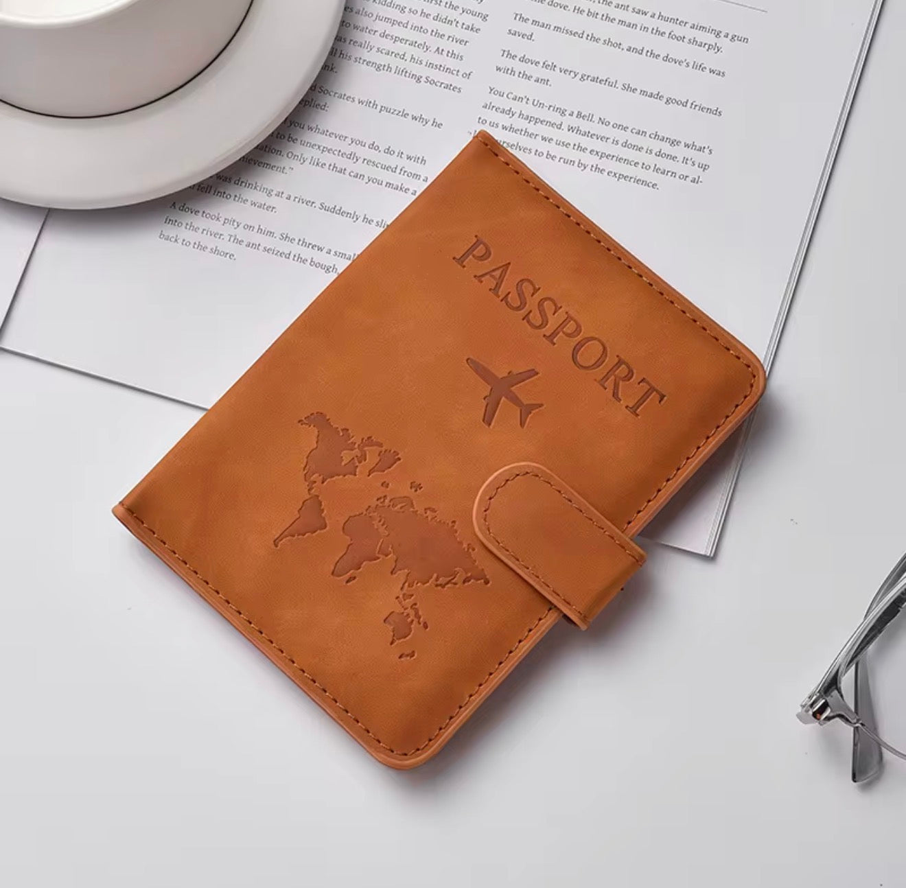 ✈️ Premium RFID Passport Holder – Travel in Style & Security