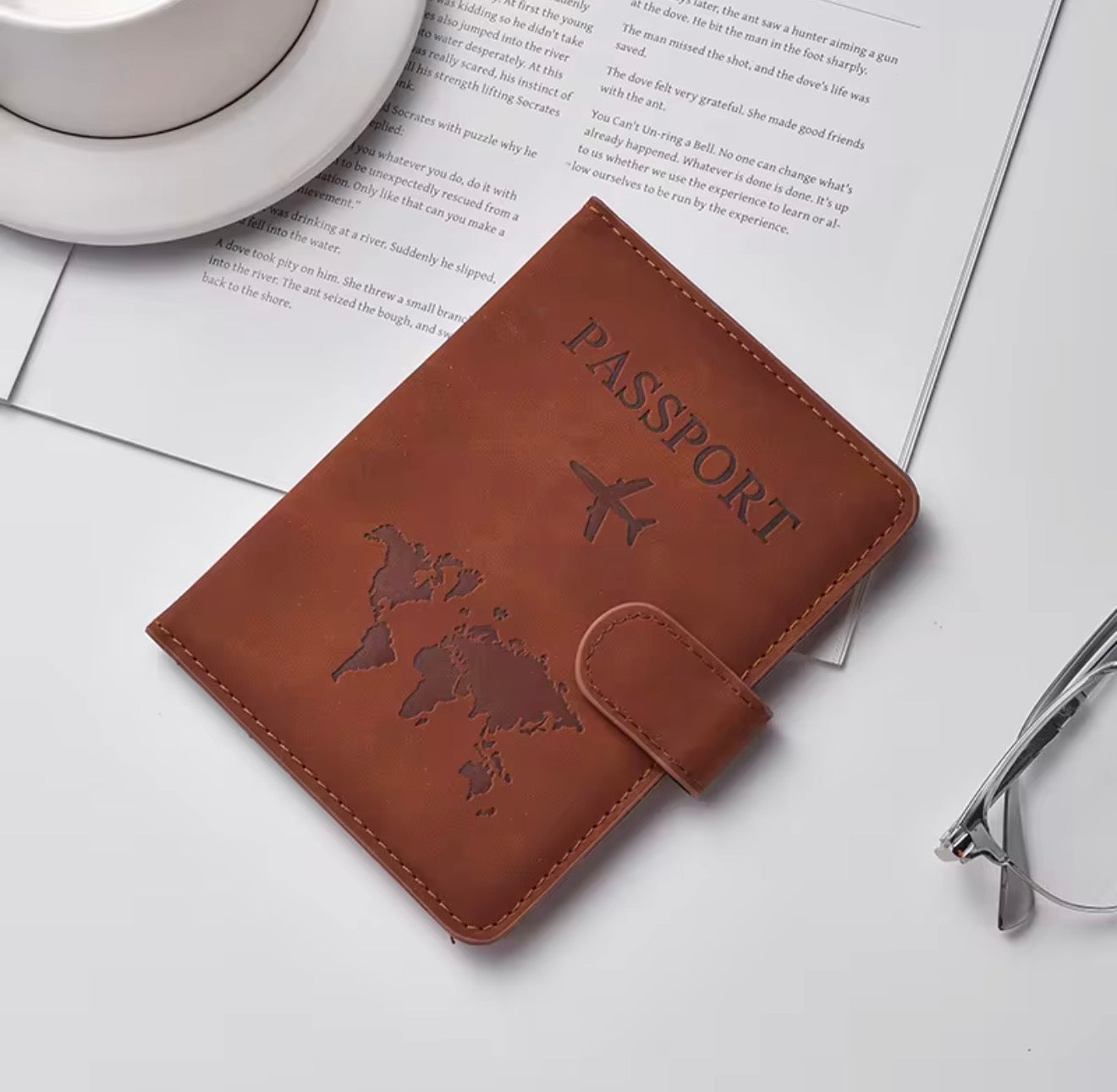 ✈️ Premium RFID Passport Holder – Travel in Style & Security