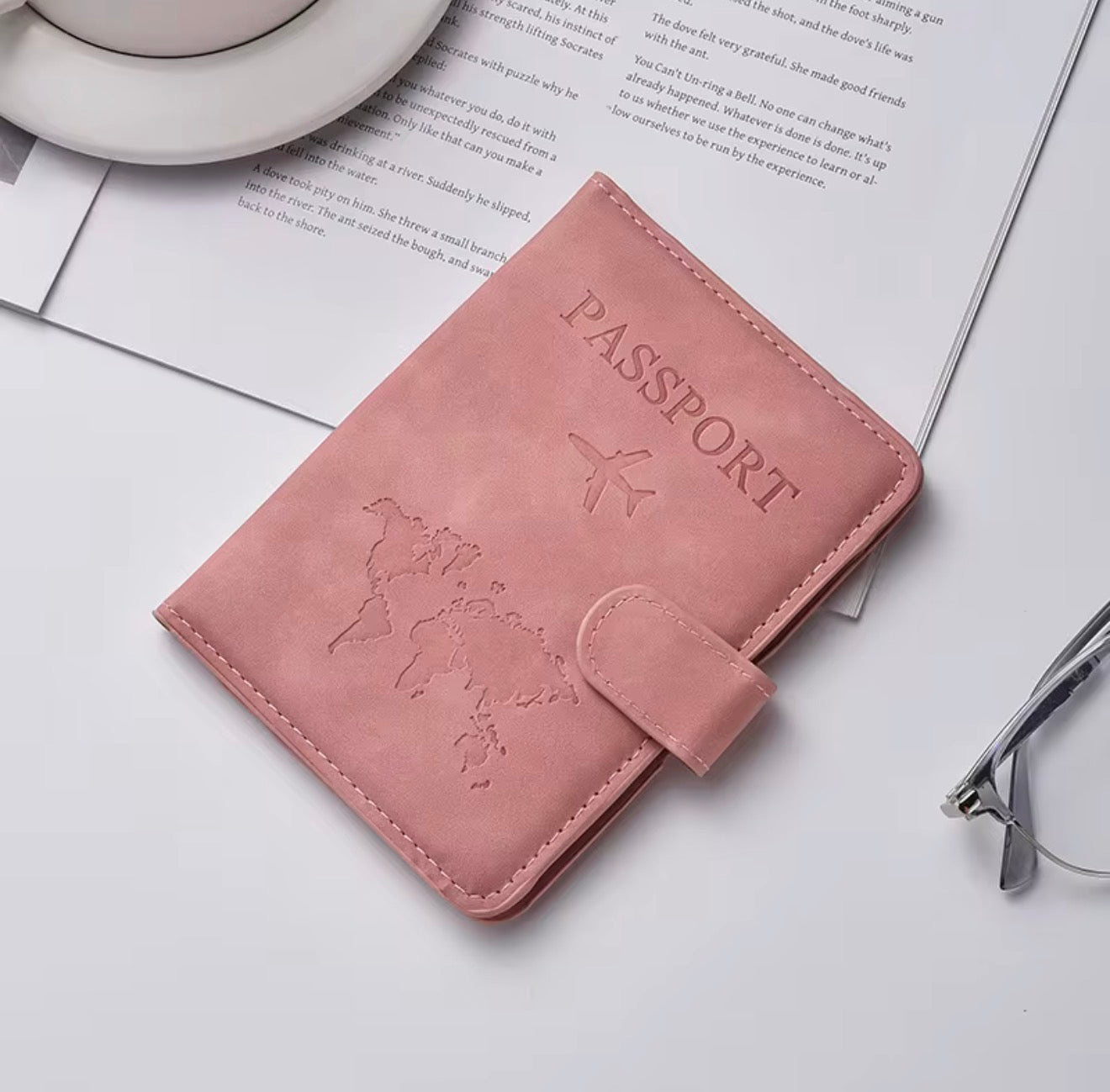 ✈️ Premium RFID Passport Holder – Travel in Style & Security