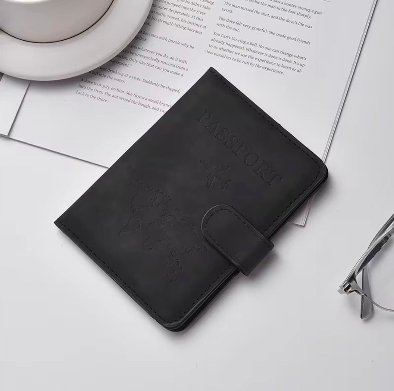 ✈️ Premium RFID Passport Holder – Travel in Style & Security